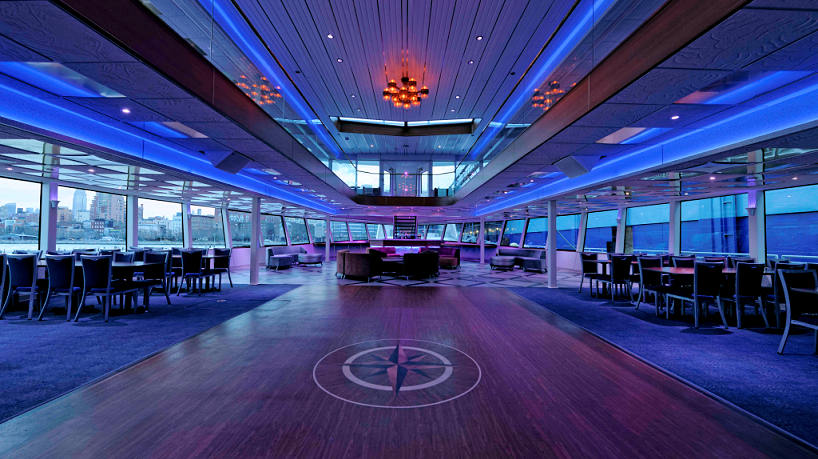 Hornblower Infinity 2nd Deck Bar and Lounge