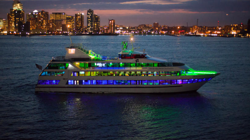 Charter Yacht Hornblower Infinity at Night